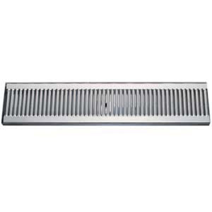24" Stainless Steel Surface Mount Drain Tray, w/ Drain