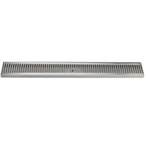 33" Stainless Steel Surface Mount Drain Tray, w/ Drain