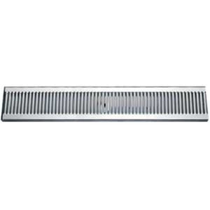 51" Stainless Steel Surface Mount Drain Tray, w/ Drain