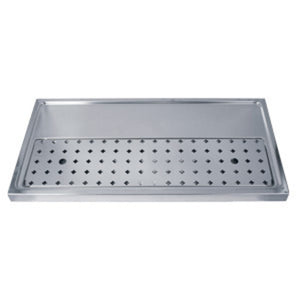 31-1/2" Stainless Steel Drip Tray,  3-5 Faucets