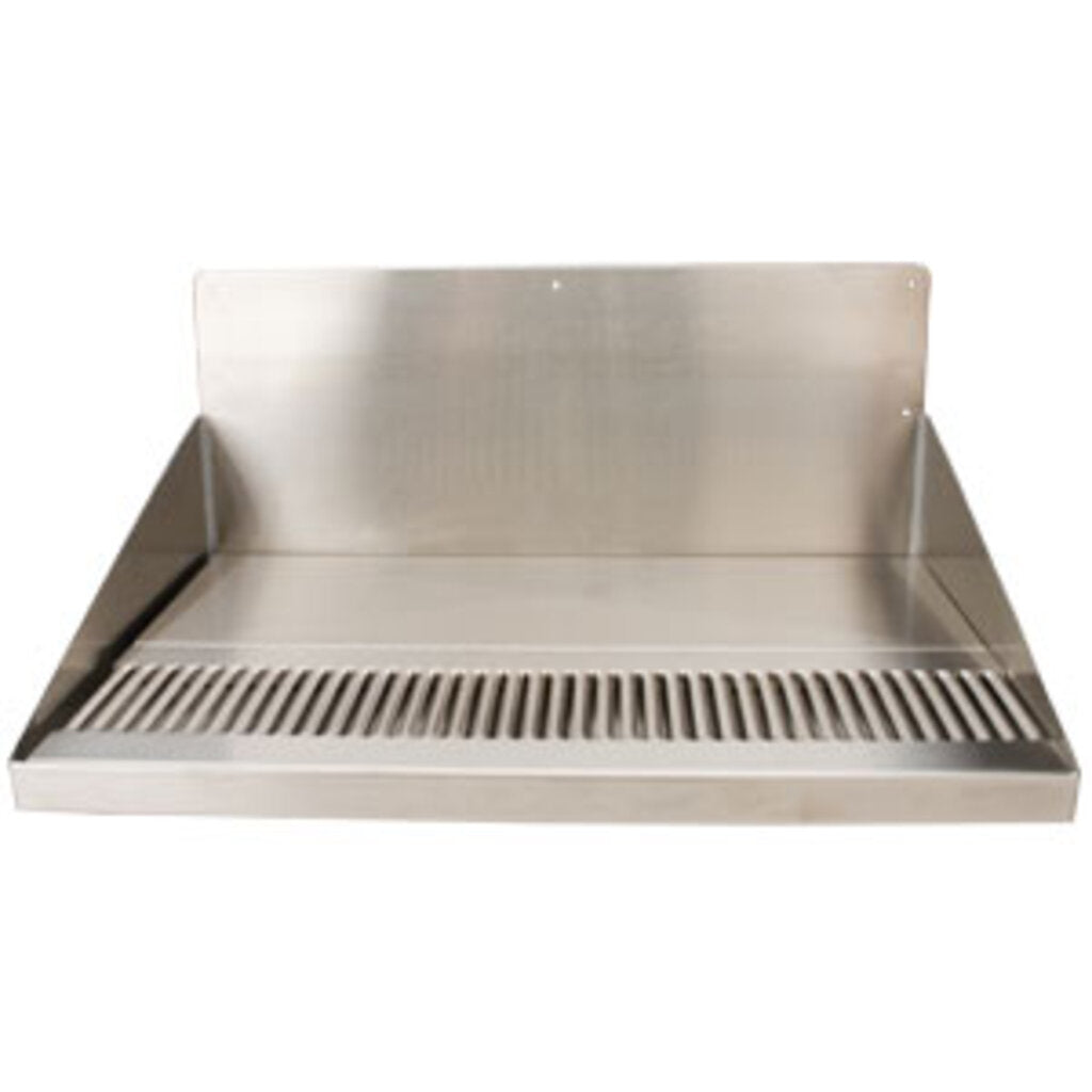 20" Stainless Steel Drain Tray, Large Barrel Head