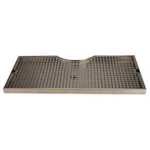 19" Surface Mount Cut-Out Drain Tray, 7 1/2" Column