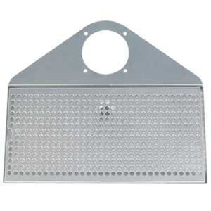 Draft Beer Tower Drip Tray, Polished Stainless Steel, With Drain