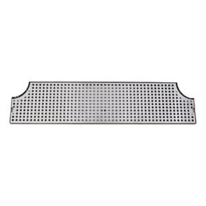 34" Stainless Steel Surface Mount Drain Tray w/ Drain