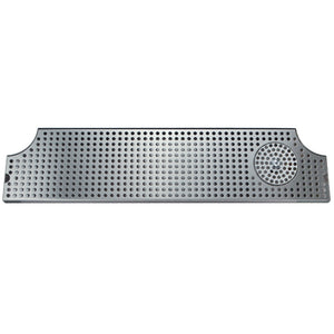 34" Stainless Steel Surface Mount w/ Glass Rinser