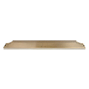 46" Stainless Steel Tray with PVD Grid Surface Mount Drain Tray w/ Drain