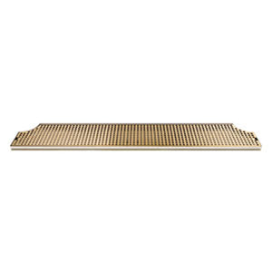 52" SS Tray with PVD Grid Surface Mount Drip Tray w/ Drain