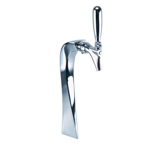 Edge Beer Tower, 1 Faucet, Chrome Finish, Air Cooled