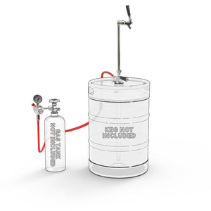American "D" System CO2 Party Dispensing System with Upright Faucet