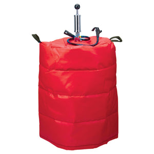 Red Vinyl Keg Jacket