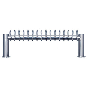 Metropolis "H" - 16 304 Faucets - Polished Stainless Steel - Glycol Cooled