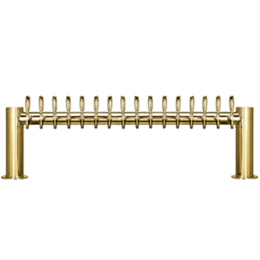 Metropolis "H" - 16 Faucets - PVD Brass - Glycol Cooled