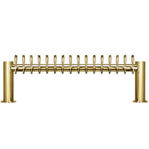 Metropolis "H" - 16 Faucets - PVD Brass - Glycol Cooled