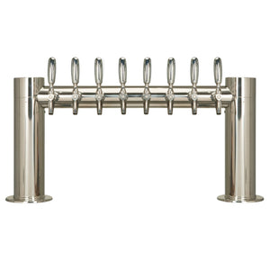 Metropolis "H" - 8 304 Faucets - Polished Stainless Steel - Glycol Cooled
