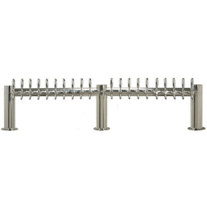 Metropolis"M" - 20 304 Faucets - Polished Stainless Steel - Glycol Cooled