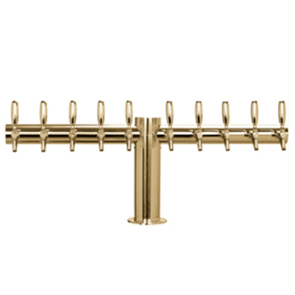 Metropolis "T" - 10 Faucets - PVD Brass - Glycol Cooled