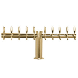 Metropolis "T" - 10 Faucets - PVD Brass - Glycol Cooled