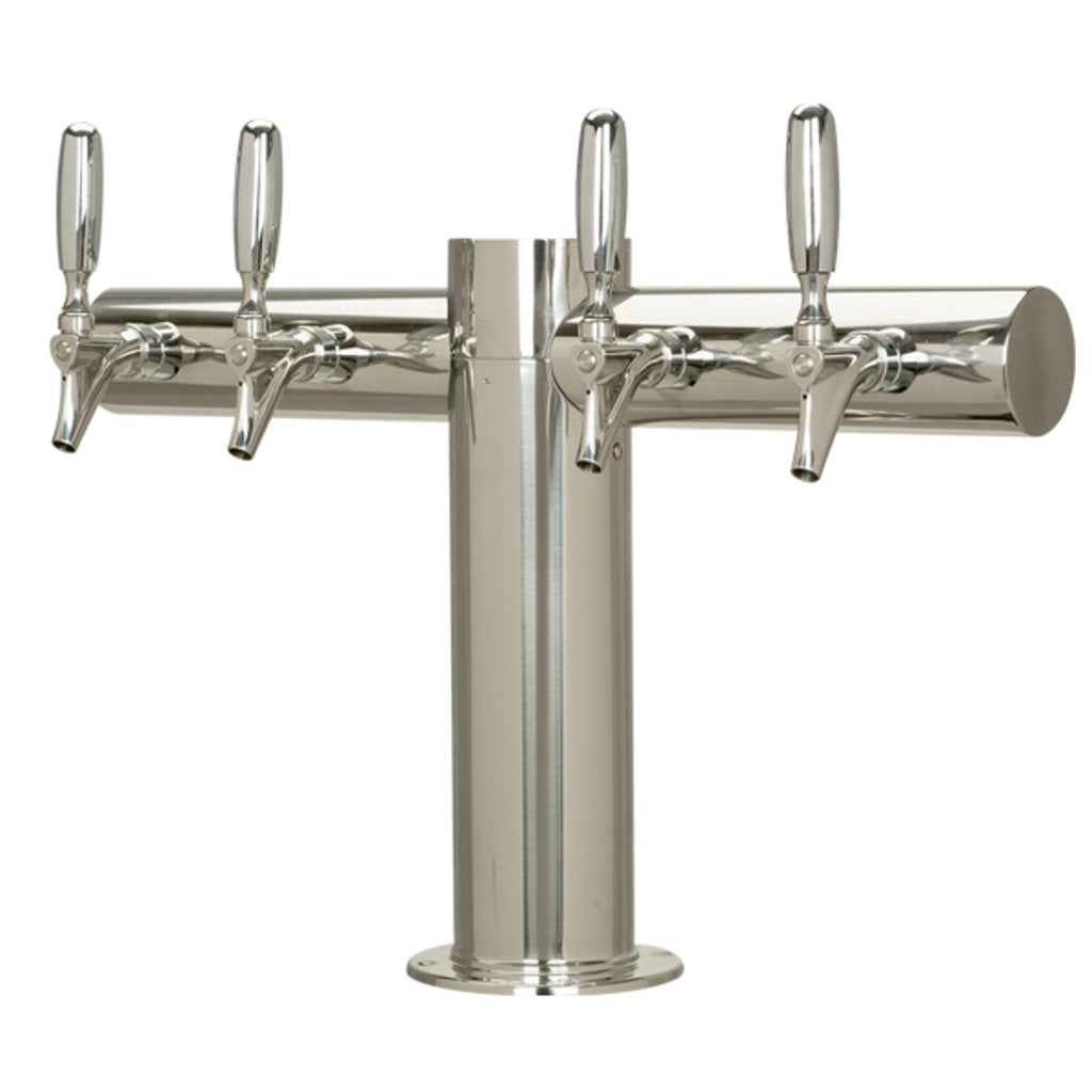 Metropolis "T" - 4 304 Faucets - Polished Stainless Steel - Glycol Cooled