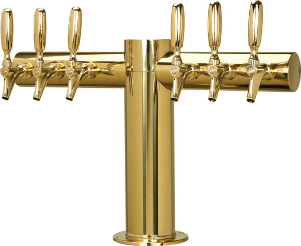Metropolis "T" - 6 Faucets - PVD Brass - Glycol Cooled