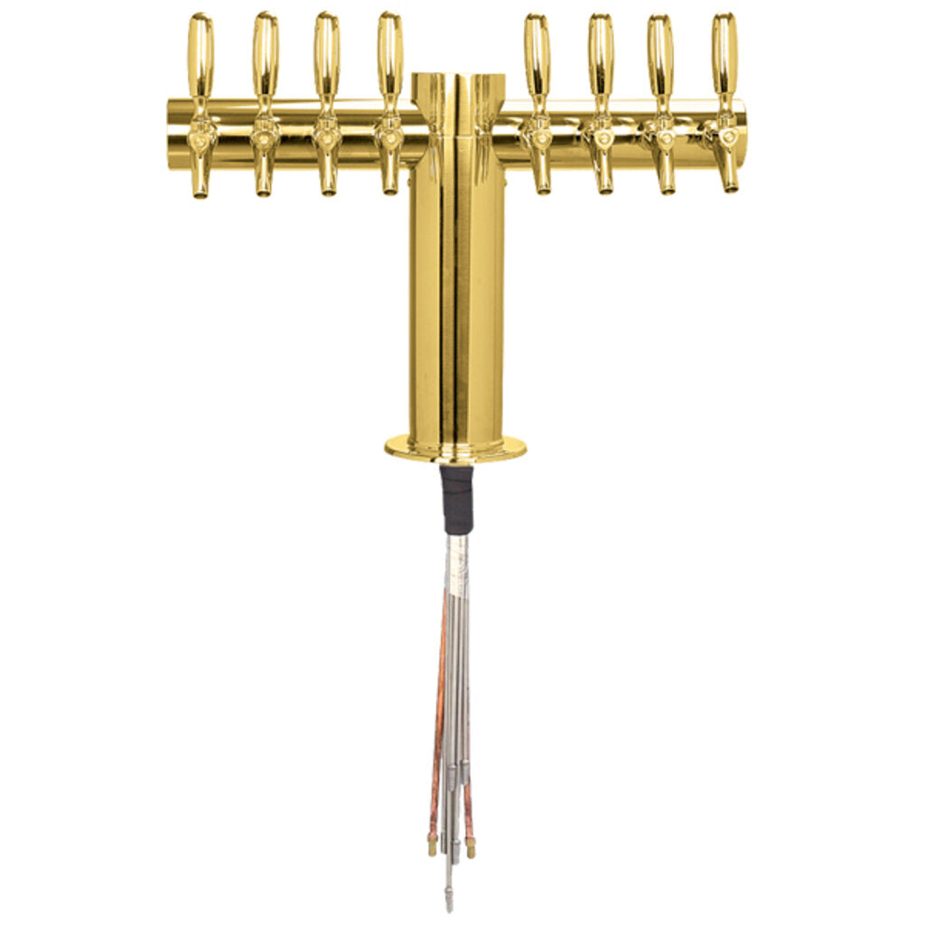 Metropolis "T" - 8 Faucets - PVD Brass - Glycol Cooled