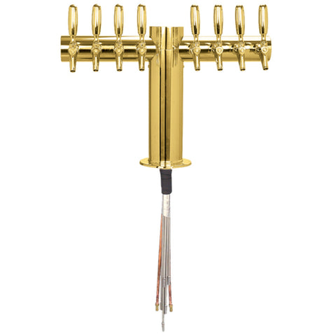 Image of Metropolis "T" - 8 Faucets - PVD Brass - Glycol Cooled