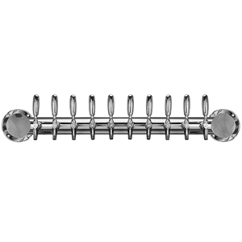 Metropolis "Wall Mount" - 10 Faucets - Polished Stainless Steel - Glycol Cooled