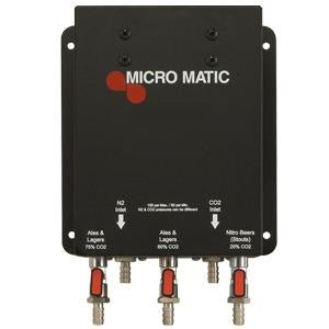 Micro Matic CO2/N2 Gas Blender - 3 Blends
