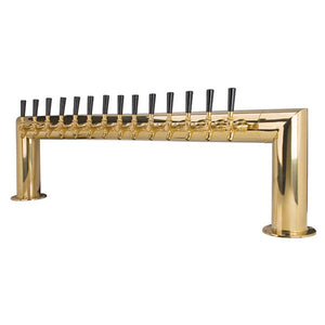 Pass Thru - 14 304 Faucet - PVD Brass - Glycol Cooled