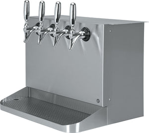 Under Bar Dispensing Cabinet - Glycol Cooled - 4  304 Faucets