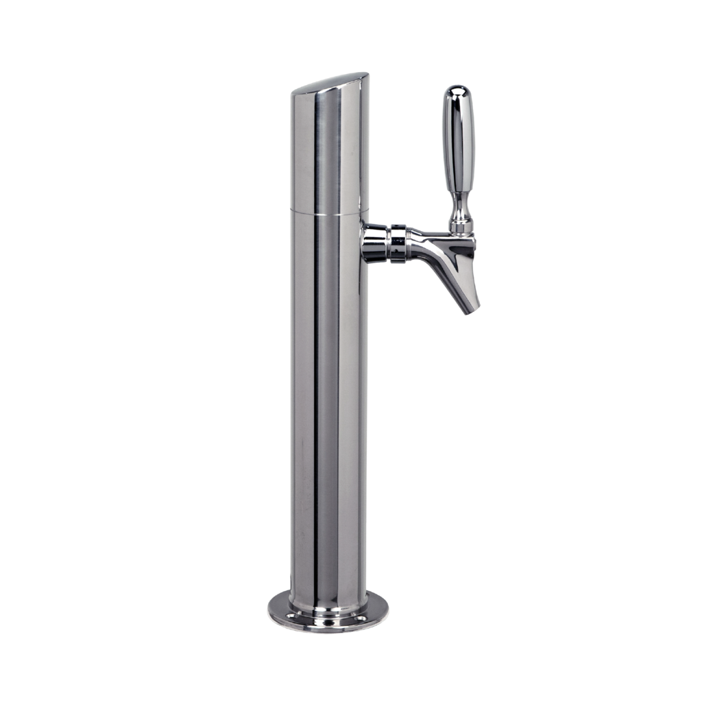 Skyline Beer Tower, 1 Faucet, Polished Stainless Steel